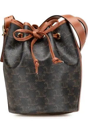 Céline Pre-owned, Dame, Brun, ONE SIZE, Uld, Pre-owned Laeder crossbody-tasker