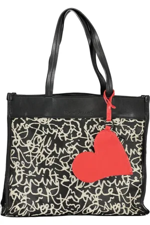 Desigual Taske, Dame, Sort, ONE SIZE, Uld, Kvinders Skuldertaske med Aftagelig Pung