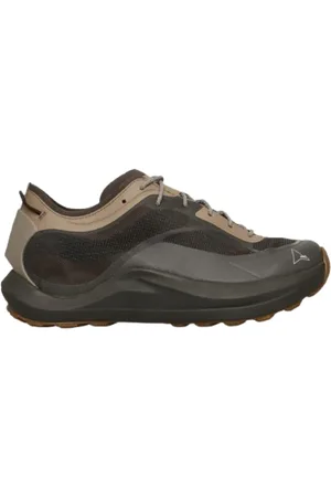 ROA Sko, Herre, Brun, 43 EU, Læder, Brun Læder Sneakers med Vibram Sål