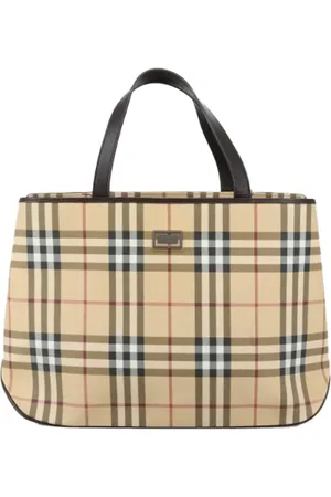 Burberry Pre-owned, Dame, , ONE SIZE, Tyl, Pre-owned canvas håndtasker