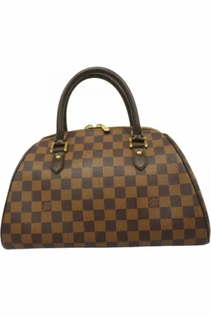 LOUIS VUITTON Pre-owned, Dame, Brun, ONE SIZE, Tyl, Pre-owned canvas tasker