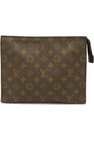 LOUIS VUITTON Pre-owned, Dame, Brun, ONE SIZE, Uld, Pre-owned canvas håndtasker
