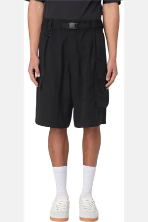 Y-3 Shorts, Herre, Sort, S, Uld, Sorte Cargo Shorts Stilfulde Allround Moderne
