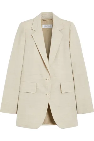 Max Mara Jakke, Dame, , S, Uld, Krøllet Tekstur Uldjakke
