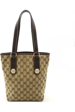 Gucci Pre-owned, Dame, , ONE SIZE, Uld, Pre-owned Canvas gucci-tasker