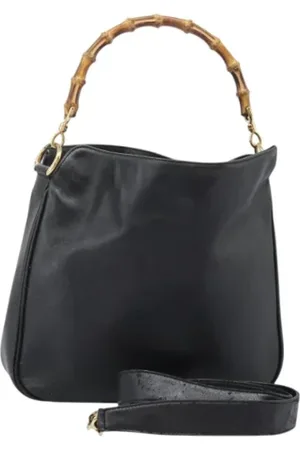 Gucci Pre-owned, Dame, Sort, ONE SIZE, Uld, Pre-owned Laeder gucci-tasker