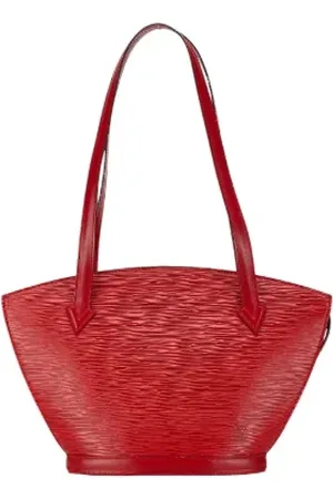 LOUIS VUITTON Pre-owned, Dame, Rød, ONE SIZE, Uld, Pre-owned Laeder louis-vuitton-tasker