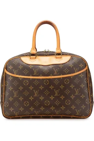 LOUIS VUITTON Pre-owned, Dame, Brun, ONE SIZE, Tyl, Pre-owned canvas håndtasker