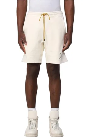 Rhude Shorts, Herre, , S, Bomuld, Gul Fløde Signatur Logo Shorts