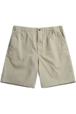 Norse projects Shorts, Herre, Grøn, L, Bomuld, Grønne bomuldsshorts med trykknap