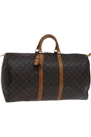 LOUIS VUITTON Pre-owned, Dame, Brun, ONE SIZE, Tyl, Pre-owned canvas tasker