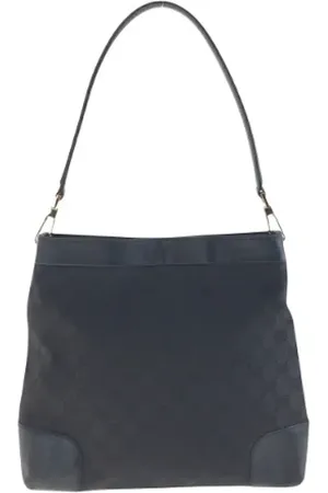 Gucci Pre-owned, Dame, Sort, ONE SIZE, Uld, Pre-owned Canvas crossbody-tasker