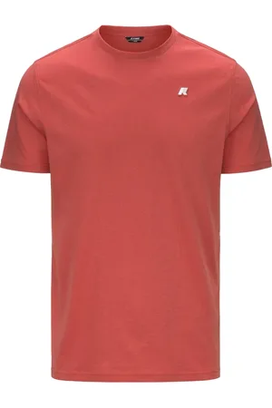 K-Way Top, Herre, Rød, 3XL, Uld, Jersey T-shirt