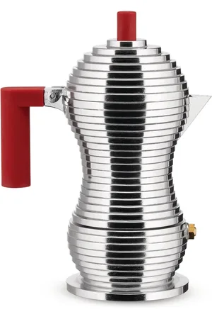 Alessi Home, unisex, Grå, ONE SIZE, Uld, Rød Pulcina Kaffemaskine