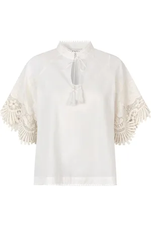 Dea Kudibal Bluser & Skjorter, Dame, Hvid, S, Hvid Creme Bluse Christelle Stil