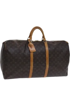 LOUIS VUITTON Pre-owned, Dame, Brun, ONE SIZE, Tyl, Pre-owned canvas tasker