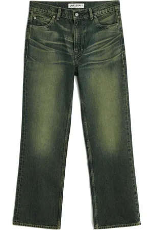 OUR LEGACY Jeans, Herre, Grøn, W33, Bomuld, Slidte Malibu Sand 70