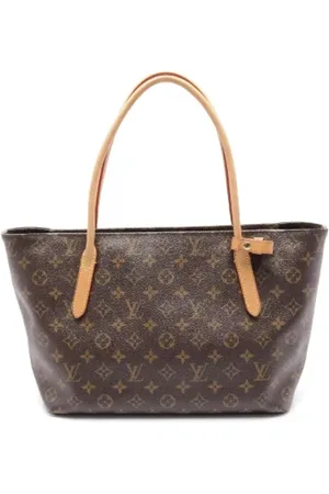 LOUIS VUITTON Pre-owned, Dame, Brun, ONE SIZE, Uld, Pre-owned canvas tasker