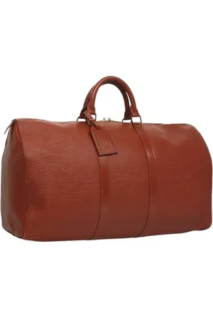 LOUIS VUITTON Pre-owned, Dame, Brun, ONE SIZE, Tyl, Pre-owned Laeder louis-vuitton-tasker