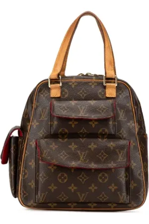 LOUIS VUITTON Pre-owned, Dame, Brun, ONE SIZE, Tyl, Pre-owned canvas håndtasker