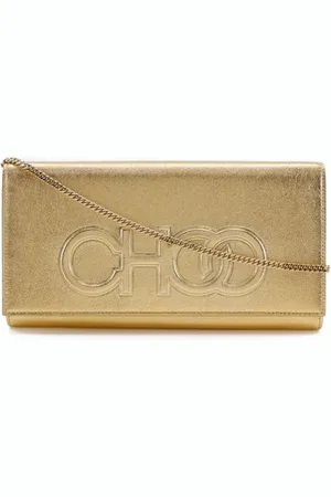 Jimmy Choo Pre-owned, Dame, Gul, ONE SIZE, Uld, Pre-owned Laeder crossbody-tasker