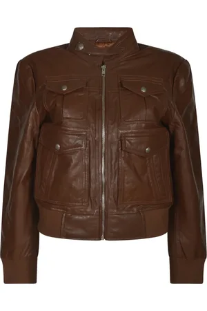 R13 Jakke, Dame, Brun, L, Brun Vinterfrakke