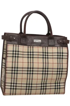Burberry Pre-owned, Dame, , ONE SIZE, Tyl, Pre-owned canvas håndtasker