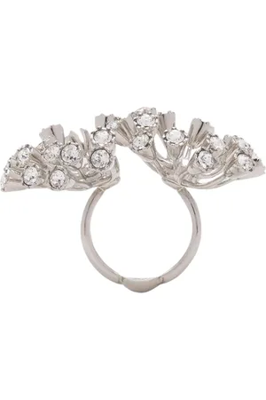 Lanvin Tilbehør, Dame, Grå, 51 MM, Elegant Zirconia Gren Ring