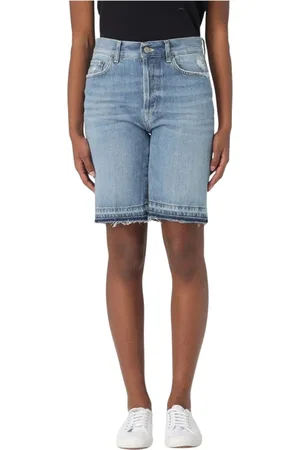Dondup Shorts, Dame, Blå, W25, Denim, Afslappet pasform denim shorts