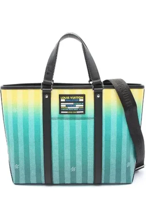 LOUIS VUITTON Pre-owned, Herre, Grøn, ONE SIZE, Uld, Pre-owned canvas tasker