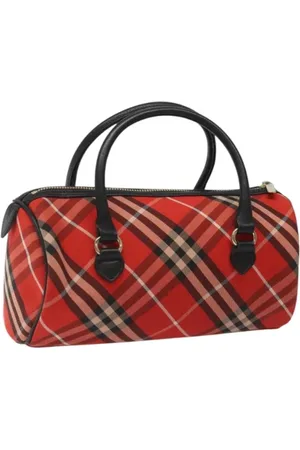 Burberry Pre-owned, Dame, Rød, ONE SIZE, Nylon, Pre-owned nylon hndtasker