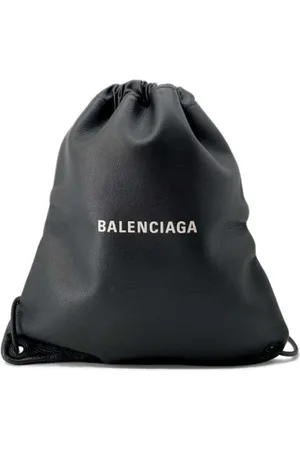 Balenciaga Pre-owned, Dame, Sort, ONE SIZE, Tyl, Pre-owned Laeder balenciaga-tasker