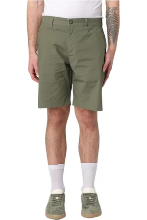 BROOKSFIELD Shorts, Herre, Grøn, M, Bomuld, Militærstil Afslappede Shorts