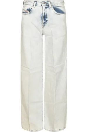 Diesel Jeans, Dame, Hvid, W28, Uld, Stilfulde Denim Jeans