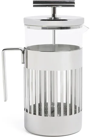 Alessi Home, unisex, Grå, ONE SIZE, Uld, Stål Kaffepressfilter Maker