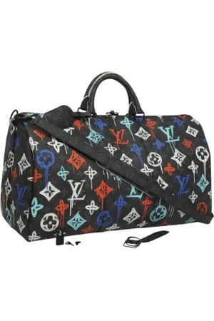 LOUIS VUITTON Pre-owned, Dame, Sort, ONE SIZE, Uld, Pre-owned canvas tasker