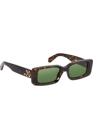 OFF-WHITE Tilbehør, unisex, Brun, 50 MM, Uld, Arthur Solbriller Grøn Havana Stel