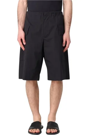 Jil Sander Shorts, Herre, Sort, S, Moderne Skræddersyede Sorte Shorts