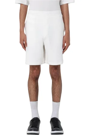 Armani Exchange Shorts, Herre, Hvid, S, Uld, Hvide Casual Shorts til Mænd