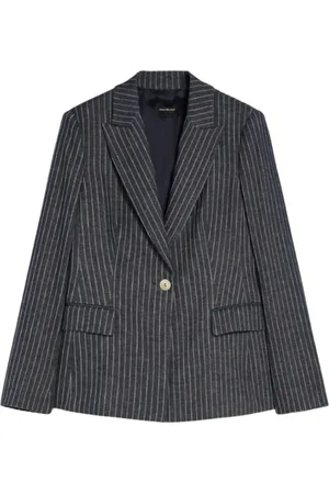 pennyblack Jakke, Dame, Blå, 3XS, Bomuld, Slim Cut Blå Bomuld Jakke
