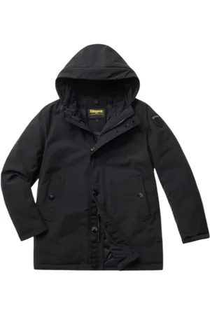 Blauer Jakke, Herre, Sort, 3XL, Uld, Lang Neopren Jakke