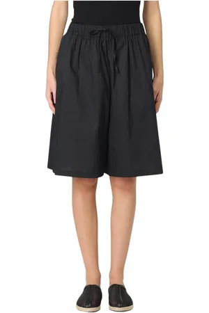 LIVIANA CONTI Shorts, Dame, Sort, 2XS, Uld, Sorte High-Waist Skræddersyede Shorts