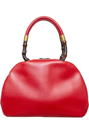 Gucci Pre-owned, Dame, Rød, ONE SIZE, Tyl, Pre-owned Laeder gucci-tasker