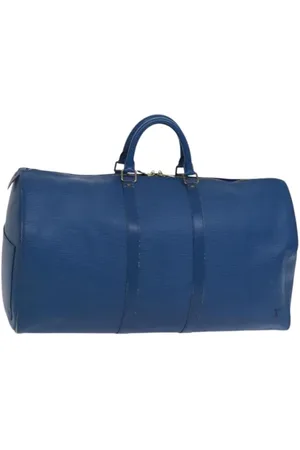 LOUIS VUITTON Pre-owned, Dame, Blå, ONE SIZE, Tyl, Pre-owned Laeder louis-vuitton-tasker