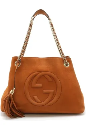 Gucci Pre-owned, Dame, , ONE SIZE, Uld, Pre-owned Laeder gucci-tasker