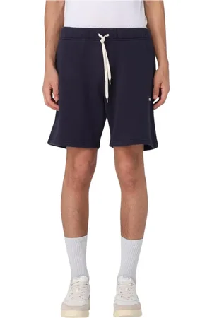 Autry Shorts, Herre, Blå, L, Uld, Blå Stilfulde Mænds Sweatshorts