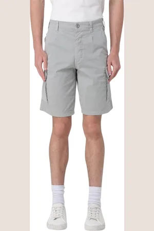 Blauer Shorts, Herre, Grå, W38, Uld, Beige Lynlås Jakke