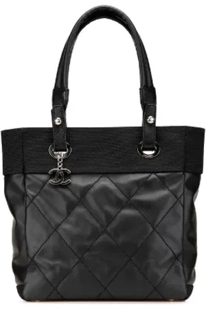 CHANEL Pre-owned, Dame, Sort, ONE SIZE, Uld, Pre-owned Laeder chanel-tasker
