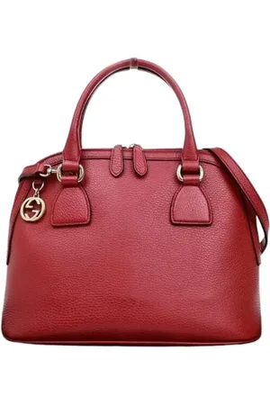 Gucci Pre-owned, Dame, Rød, ONE SIZE, Uld, Pre-owned Laeder gucci-tasker