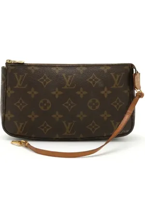 LOUIS VUITTON Pre-owned, Dame, Brun, ONE SIZE, Tyl, Pre-owned canvas håndtasker